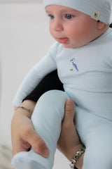 Load image into Gallery viewer, Baby Soft Checkered With Bird Applique
