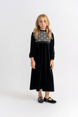 Load image into Gallery viewer, Girls Set Of Quilted Floral Cropped Vest With Slinky Velour Robe
