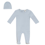 Load image into Gallery viewer, Baby Cotton Spandex Puff Print Onesie With Hat
