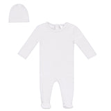 Load image into Gallery viewer, Baby Cotton Spandex Puff Print Onesie With Hat
