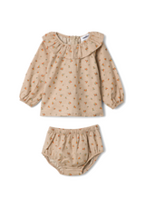 Load image into Gallery viewer, Mix Floral Print Girls Set With Panty
