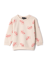 Load image into Gallery viewer, Stamp Print Sweatshirt
