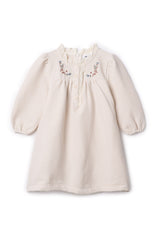 Load image into Gallery viewer, Girls Velvet Embrodery Floral Dress

