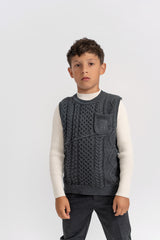 Load image into Gallery viewer, Knitted Boys Vest
