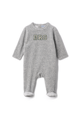Load image into Gallery viewer, Baby Bro And Sis Velour Onesie
