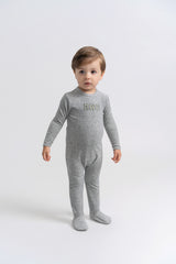 Load image into Gallery viewer, Baby Bro And Sis Velour Onesie
