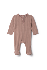 Load image into Gallery viewer, Baby Pointelle Onesie
