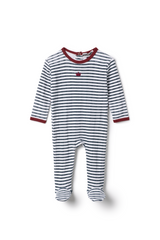 Load image into Gallery viewer, Baby Stripe Pointelle Onesie
