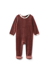 Load image into Gallery viewer, Baby Velour Onesie
