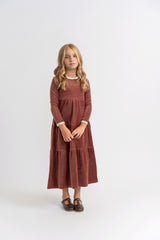 Load image into Gallery viewer, Girls Velour Robe With Floral Print Detail
