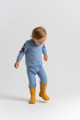 Load image into Gallery viewer, Baby Boy's Hook Stitch 2pc Set
