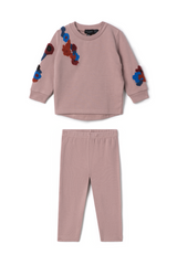 Load image into Gallery viewer, Baby Girls Hook Stitch 2pc Set
