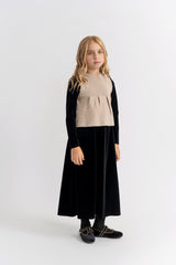 Load image into Gallery viewer, Girls Set Of Knit Vest With Slinky Velour Robe 2pc set
