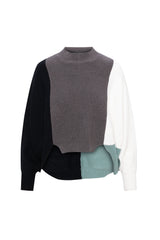 Load image into Gallery viewer, Teen Color Block Knit Sweater
