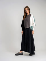 Load image into Gallery viewer, Teen Color Block Knit Sweater
