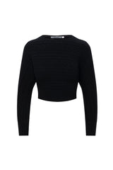 Load image into Gallery viewer, Ladies Cable Knit Cropped Sweater
