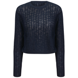 Load image into Gallery viewer, Teens Crochet Knit Cropped Sweater
