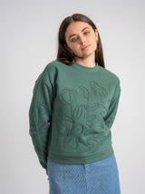 Load image into Gallery viewer, Teens Rope Embroidery Sweatshirt
