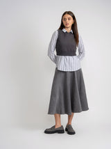 Load image into Gallery viewer, Teens Knit Vet With Stripped Shirt
