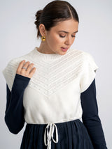 Load image into Gallery viewer, Teen Knit Crop Vest
