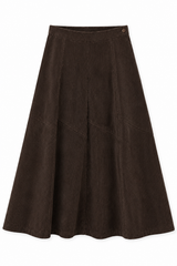 Load image into Gallery viewer, Corduroy Maxi Trumpet Skirt
