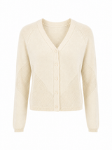 Load image into Gallery viewer, Knitted Boucle Cropped Cardigan
