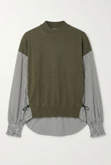 Load image into Gallery viewer, Mock Neck Sweater Shirt Combo
