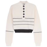 Load image into Gallery viewer, Mock Neck Henley Sweater
