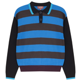 Load image into Gallery viewer, Knit Contrast Henley Sweater
