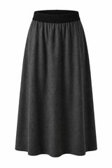 Load image into Gallery viewer, Wool Pull On Midi Skirt
