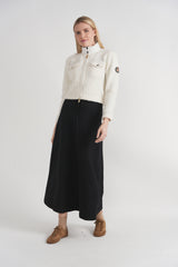 Load image into Gallery viewer, Boucle Knit Quilt Sweater
