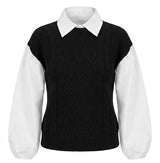 Load image into Gallery viewer, Cable Sweater Shirt Combo
