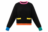 Load image into Gallery viewer, Contrast Rib Sweater
