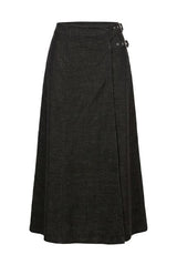 Load image into Gallery viewer, Midi Cordery Mock Wrap Skirt
