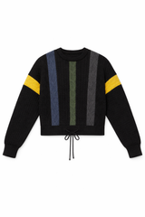 Load image into Gallery viewer, Cable Contrast Bungee Sweater

