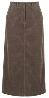Load image into Gallery viewer, Corduroy Maxi Straight Pocket Skirt
