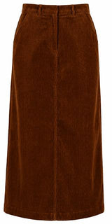 Load image into Gallery viewer, Corduroy Maxi Straight Pocket Skirt
