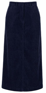 Load image into Gallery viewer, Corduroy Maxi Straight Pocket Skirt
