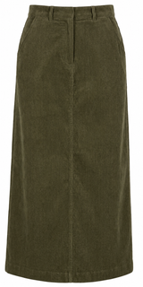 Load image into Gallery viewer, Corduroy Maxi Straight Pocket Skirt
