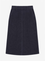 Load image into Gallery viewer, Corduroy Midi Straight Pocket Skirt
