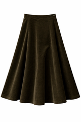 Load image into Gallery viewer, Corduroy Maxi Trumpet Skirt
