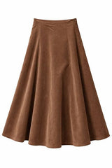 Load image into Gallery viewer, Corduroy Maxi Trumpet Skirt
