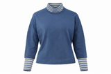 Load image into Gallery viewer, Combo Mock Neck Sweatshirt
