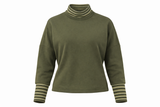 Load image into Gallery viewer, Combo Mock Neck Sweatshirt
