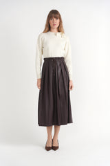 Load image into Gallery viewer, Knit Mock Neck Tie Sweater
