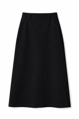 Load image into Gallery viewer, Cool Wool Midi Straight Pocket Skirt
