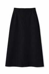 Load image into Gallery viewer, Cool Wool Midi Straight Pocket Skirt
