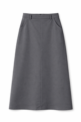 Load image into Gallery viewer, Cool Wool Midi Straight Pocket Skirt
