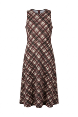 Load image into Gallery viewer, Plaid Knit Midi Jumper
