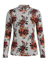 Load image into Gallery viewer, Printed Micro Mock Neck Tee

